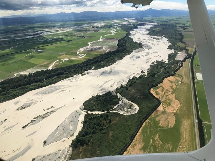 Rangitata River flood in 2019