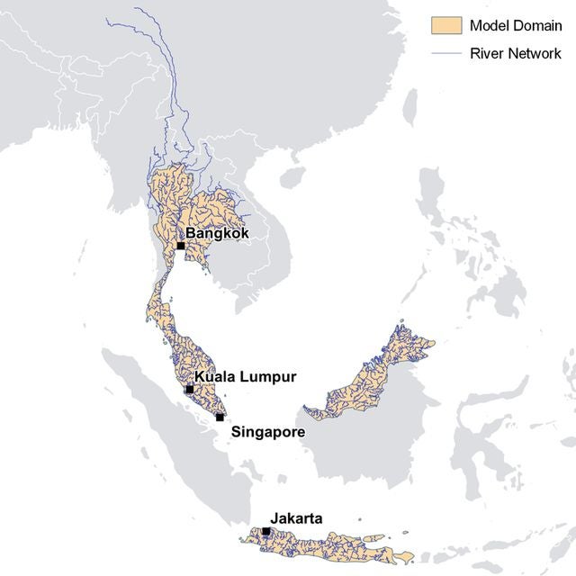 South East Asia Flood Model River Networks