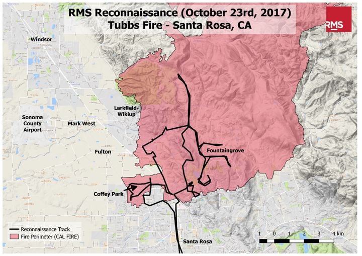 Wine Country Wildfires Reconnaissance And Loss Estimate Update Rms