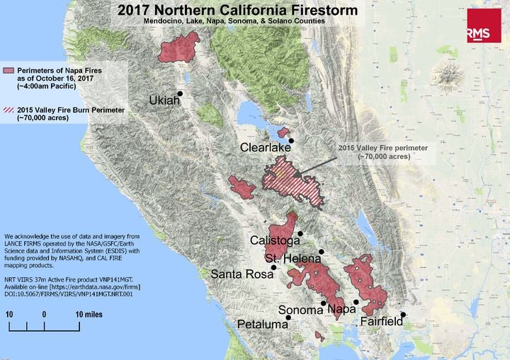 California Wildfires Latest Loss Estimates Rms